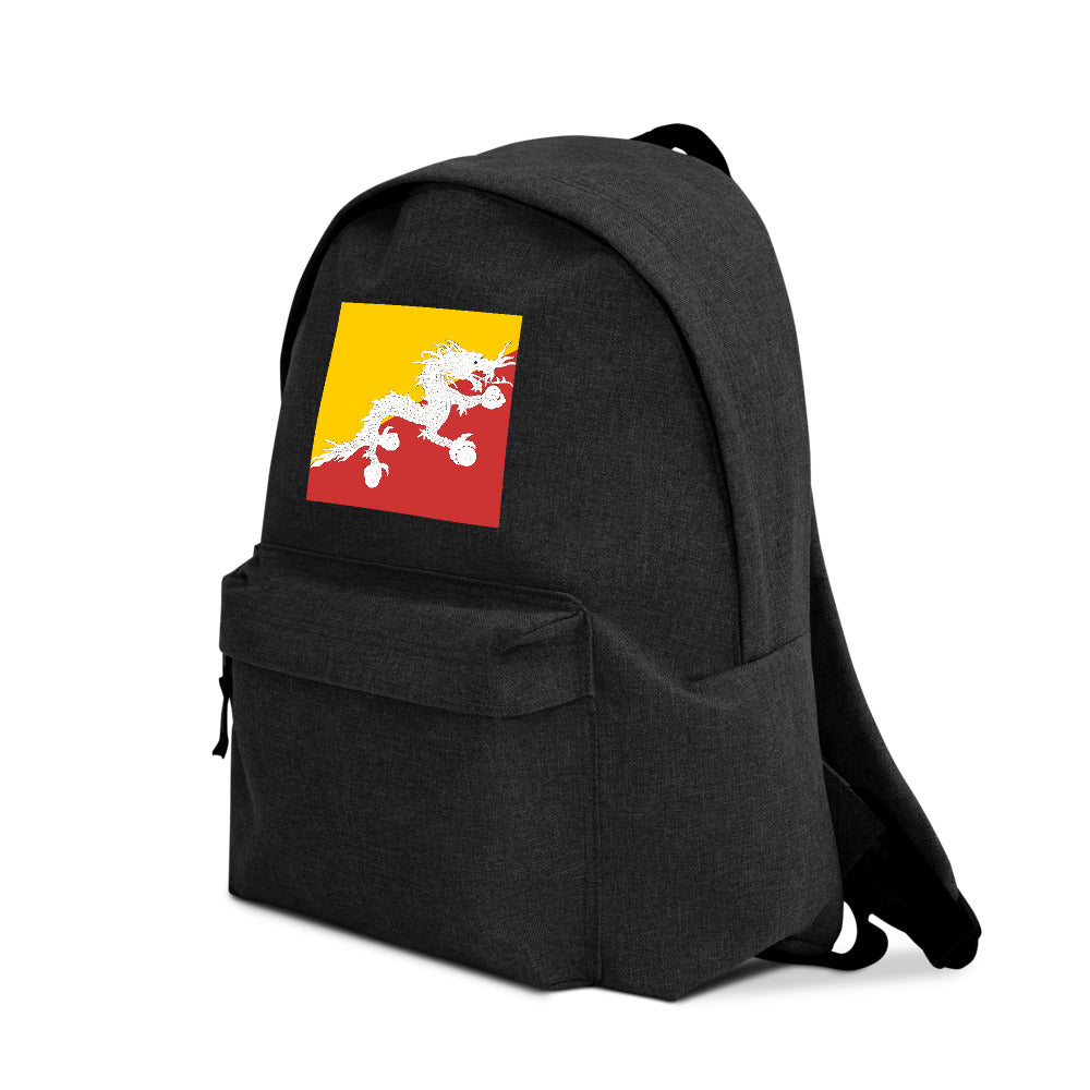 BHUTAN FLAG Embroidered Backpack