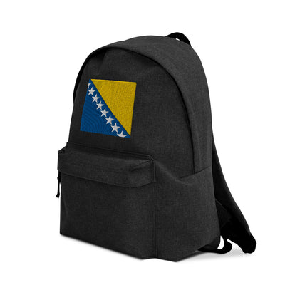 BOSNIA AND HERZEGOVINA FLAG Embroidered Backpack