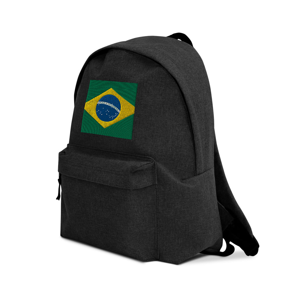 BRAZIL FLAG Embroidered Backpack