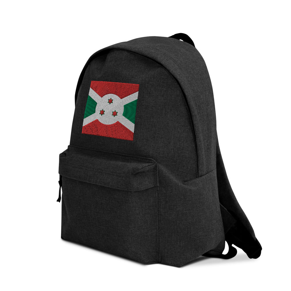 BURUNDI FLAG Embroidered Backpack