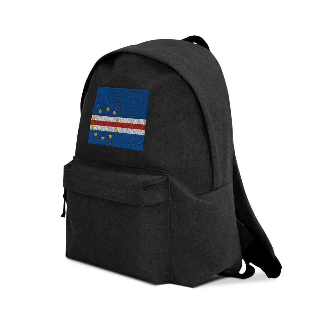 CAPE VERDE FLAG Embroidered Backpack