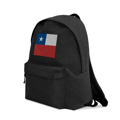 CHILE FLAG Embroidered Backpack