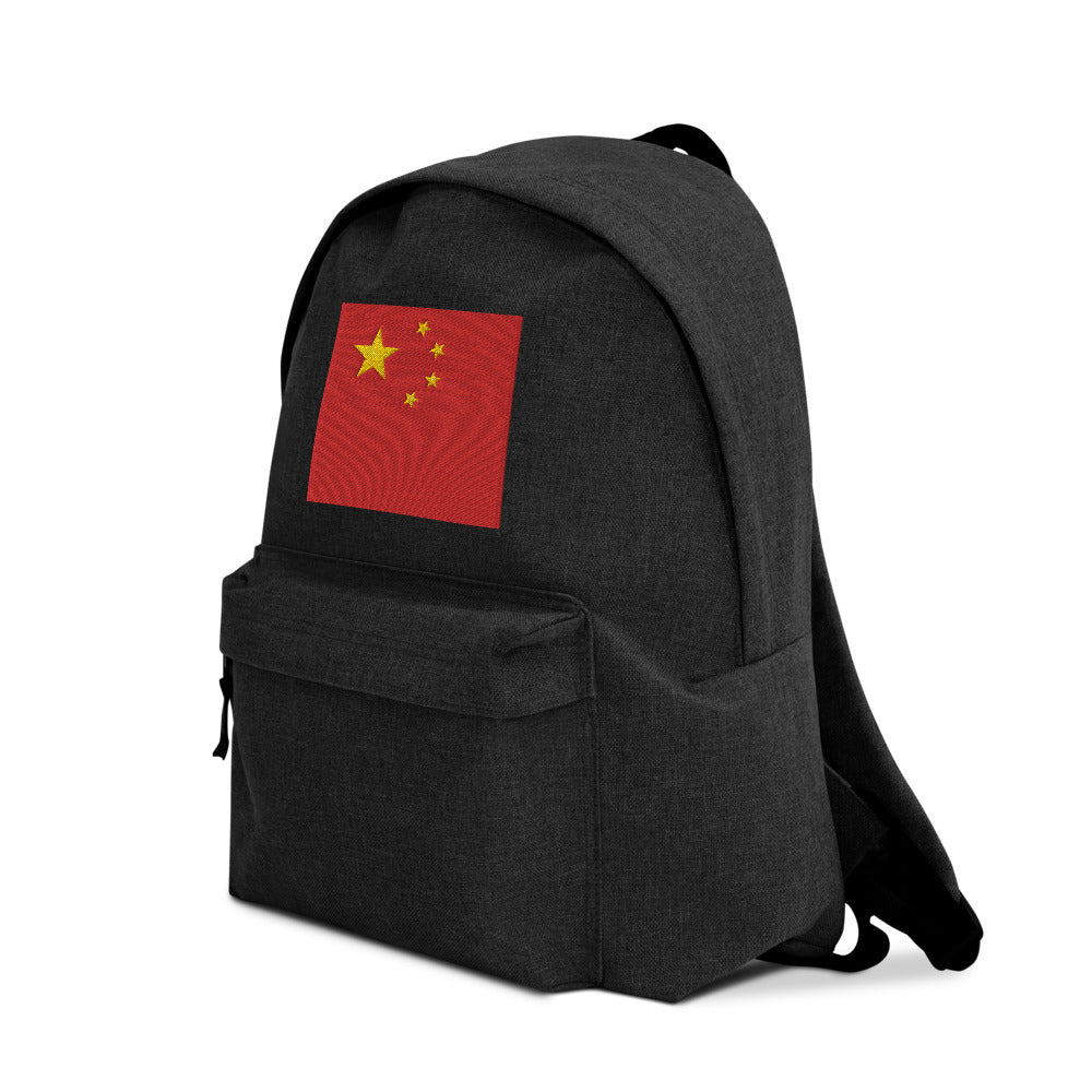 CHINA FLAG Embroidered Backpack