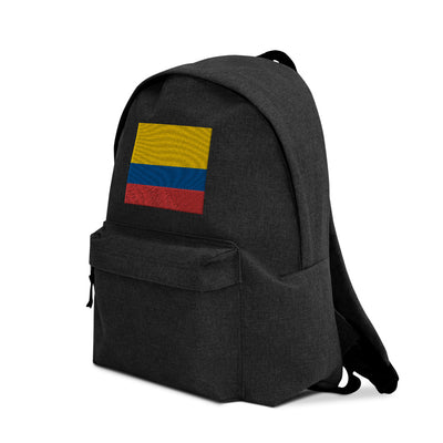 COLOMBIA FLAG Embroidered Backpack