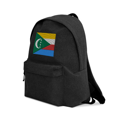 COMOROS FLAG Embroidered Backpack