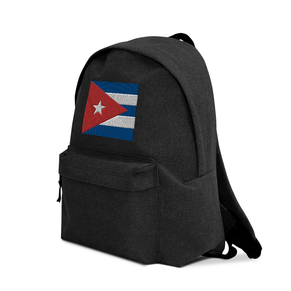 CUBA FLAG Embroidered Backpack