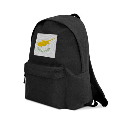 CYPRUS FLAG Embroidered Backpack