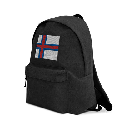 FAROE ISLANDS FLAG Embroidered Backpack