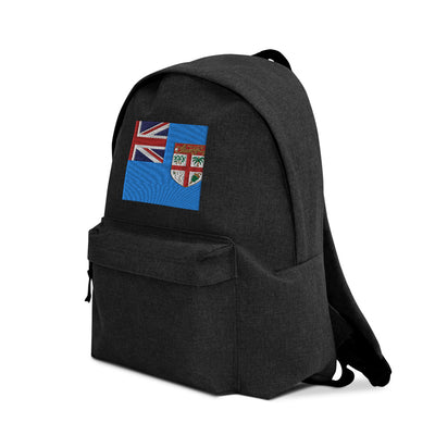 FIJI FLAG Embroidered Backpack