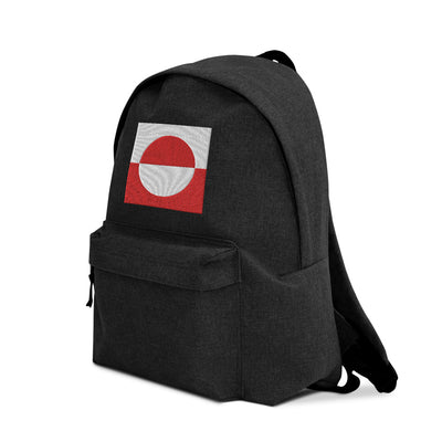 GREENLAND FLAG Embroidered Backpack