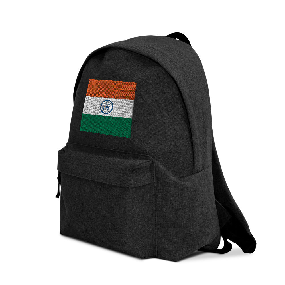 INDIA FLAG Embroidered Backpack