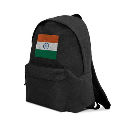 INDIA FLAG Embroidered Backpack