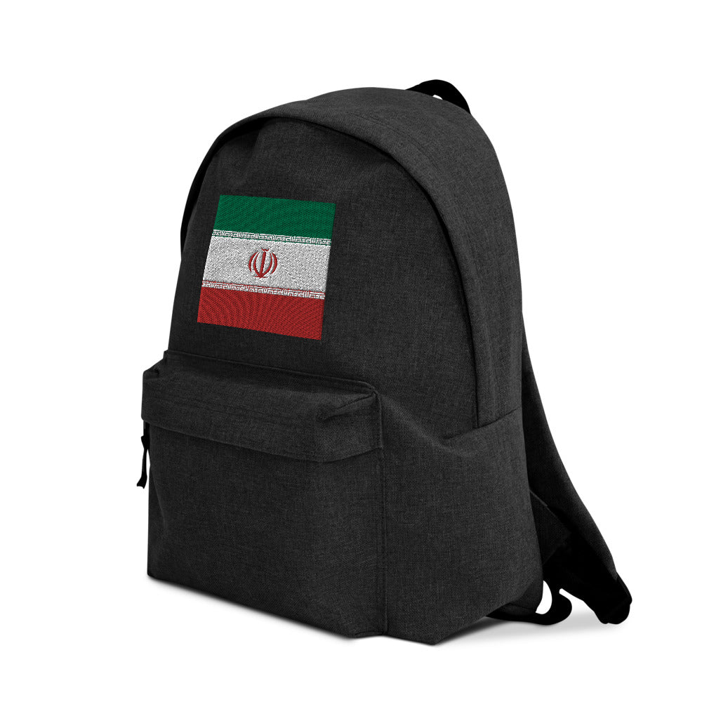 IRAN FLAG Embroidered Backpack