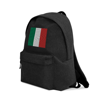 ITALY FLAG Embroidered Backpack