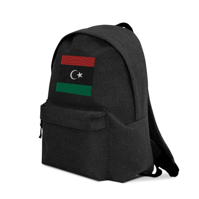 LIBYA FLAG Embroidered Backpack