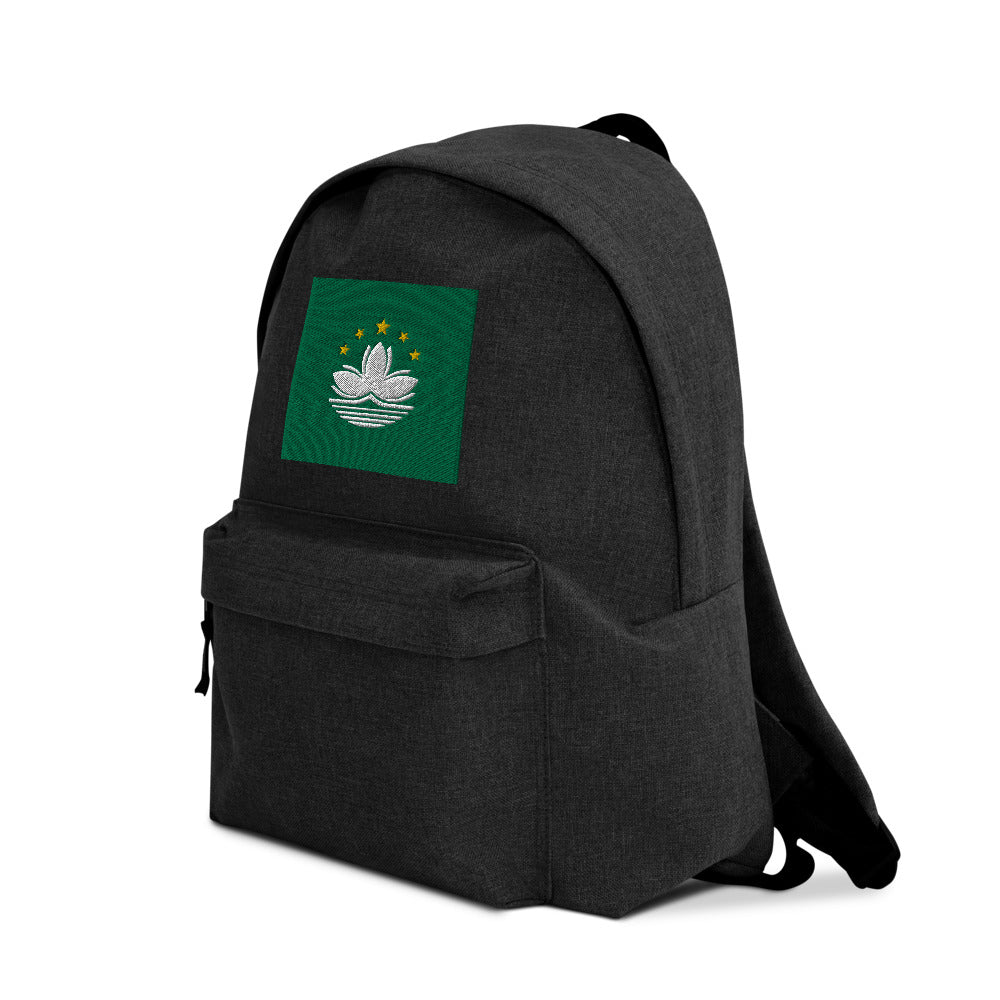 MACAU FLAG Embroidered Backpack