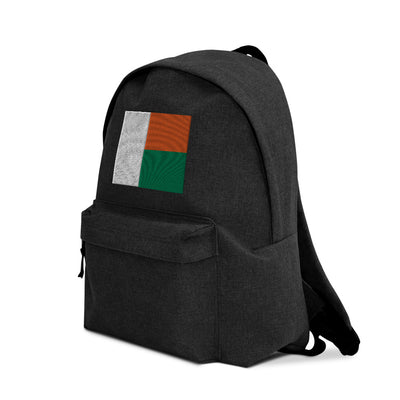 MADAGASCAR FLAG Embroidered Backpack