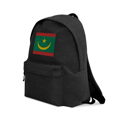 MAURITANIA FLAG Embroidered Backpack