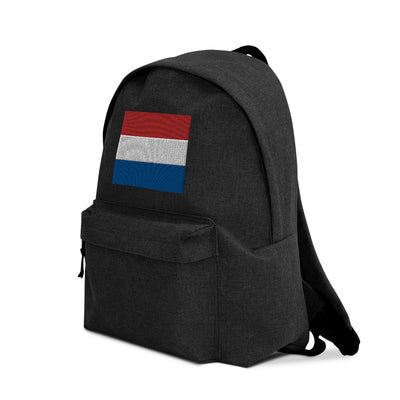 NETHERLANDS FLAG Embroidered Backpack