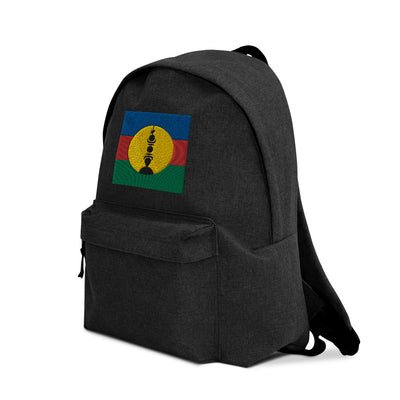 NEW CALEDONIA FLAG Embroidered Backpack