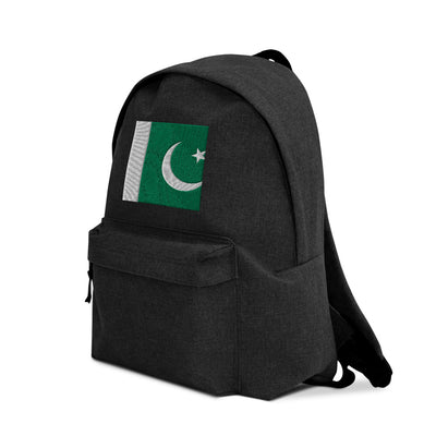 PAKISTAN FLAG Embroidered Backpack