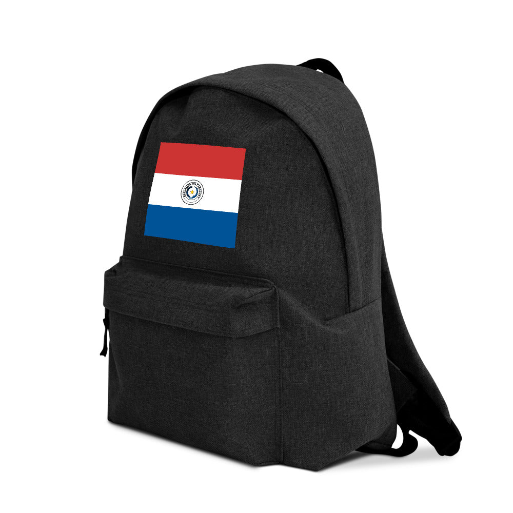 PARAGUAY FLAG Embroidered Backpack