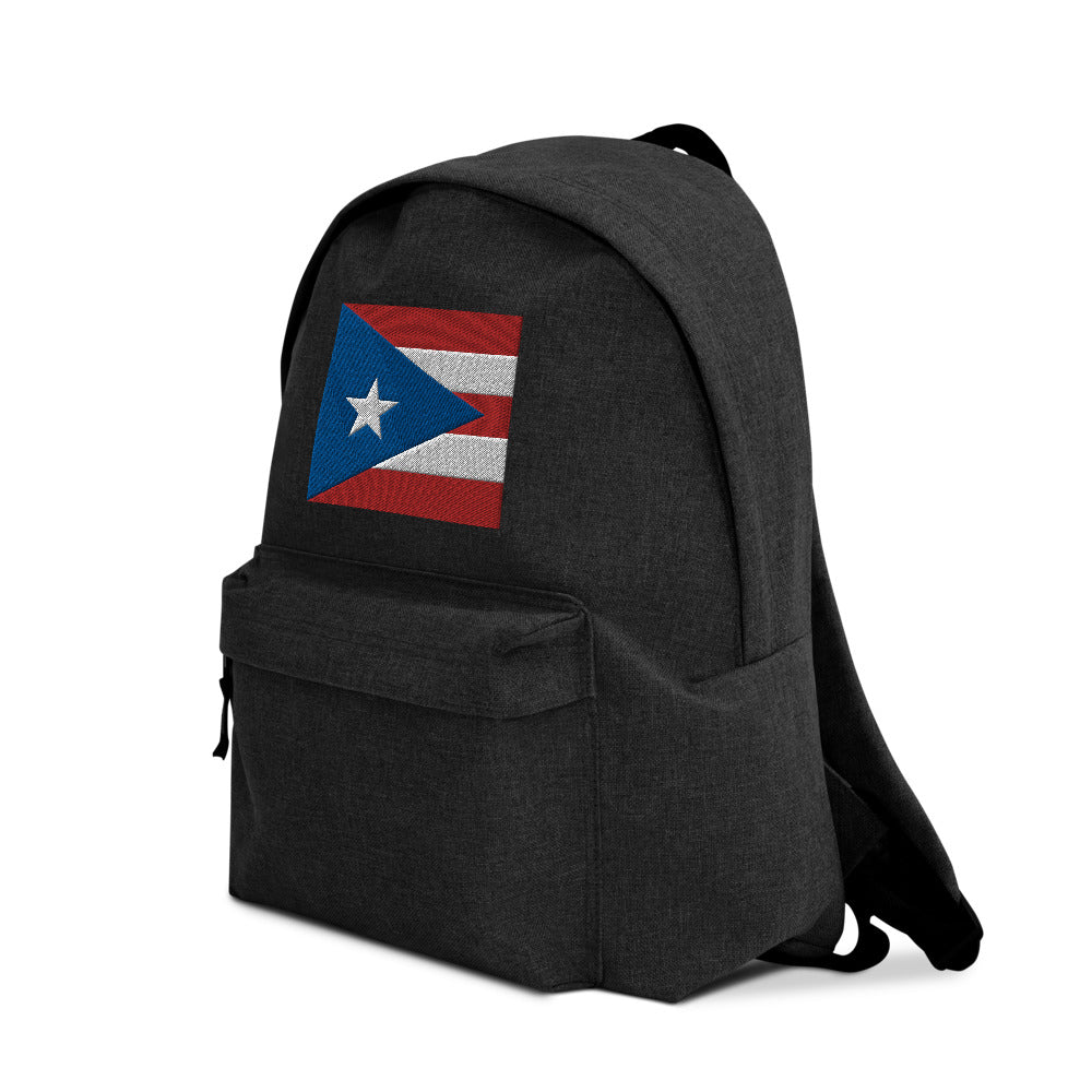 PUERTO RICO FLAGEmbroidered Backpack