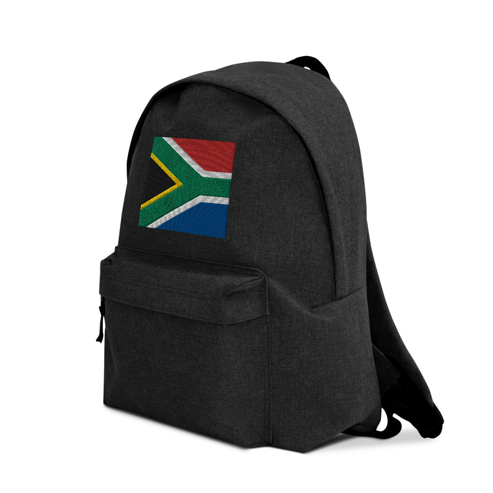 SOUTH AFRICA FLAG Embroidered Backpack