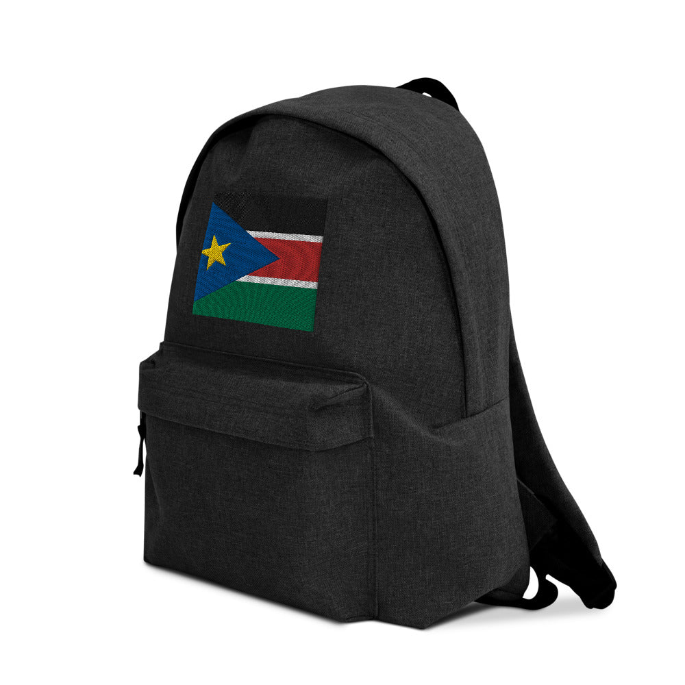 SOUTH SUDAN FLAG Embroidered Backpack