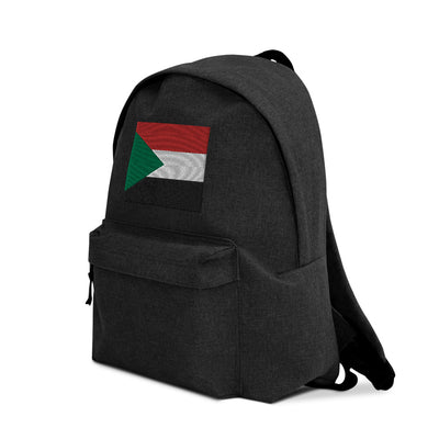 SUDAN FLAG Embroidered Backpack