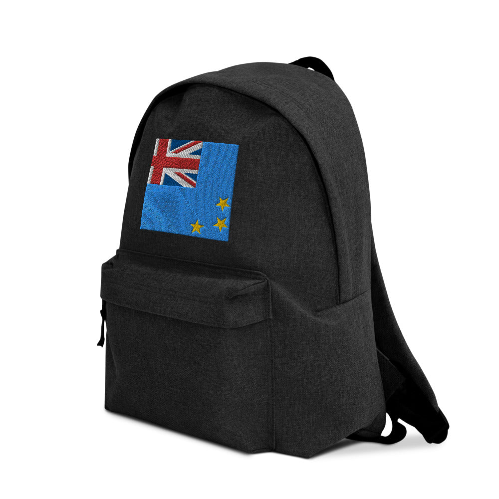 TUVALU FLAG Embroidered Backpack