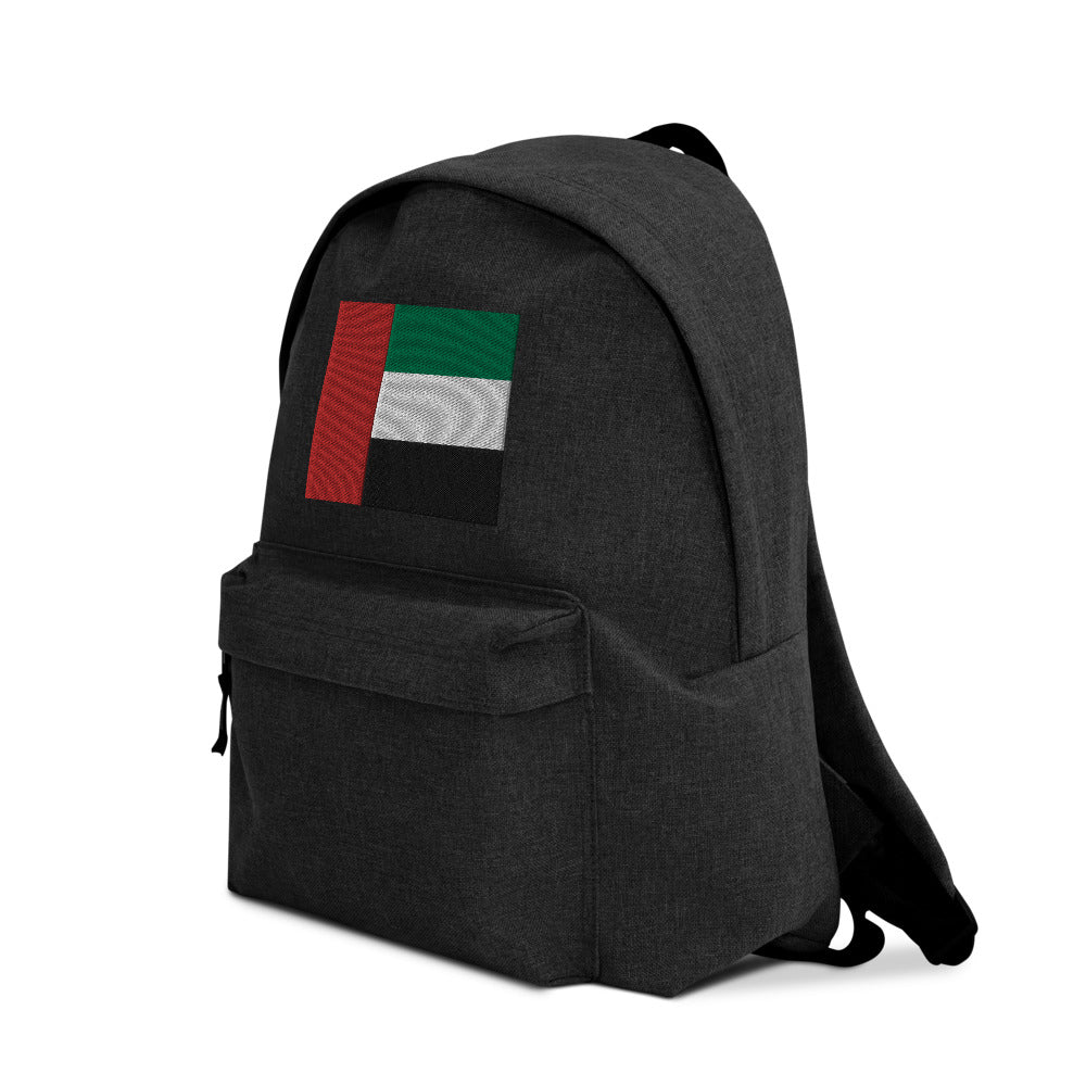 UNITED ARAB EMIRATES FLAG Embroidered Backpack