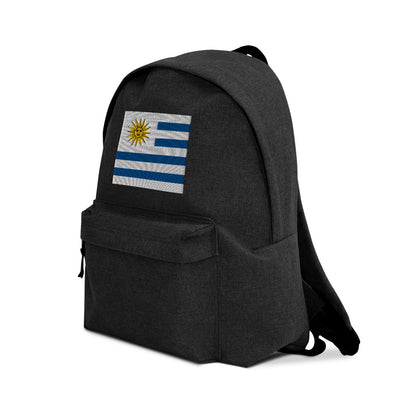 URUGUAY FLAG Embroidered Backpack