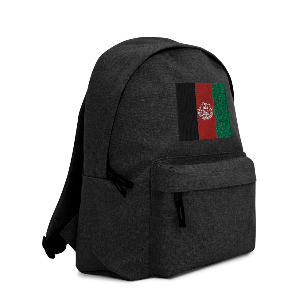 Afghanistan flag Embroidered Backpack