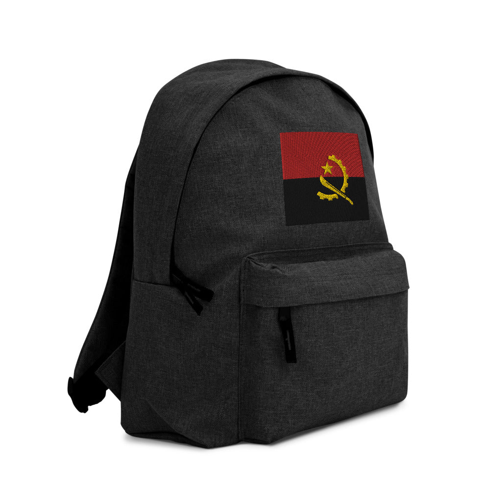 ANGOLA FLAG Embroidered Backpack