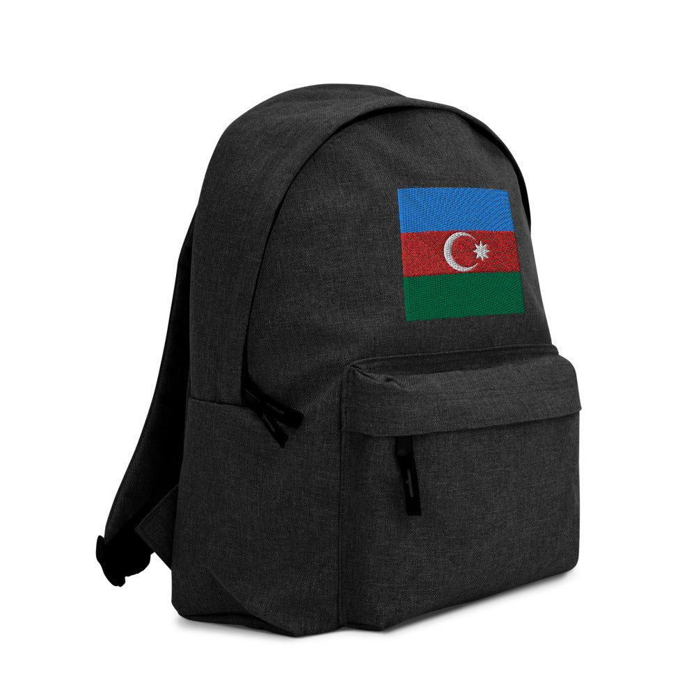 AZERBAIJAN FLAG Embroidered Backpack