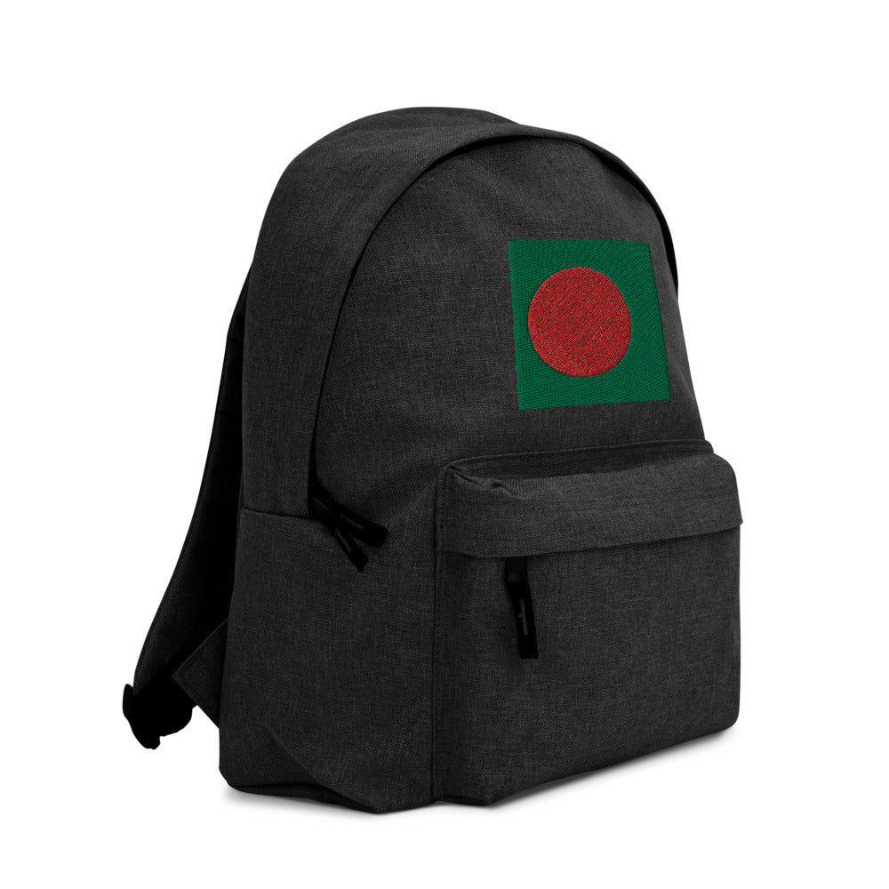 BANGLADESH FLAG Embroidered Backpack