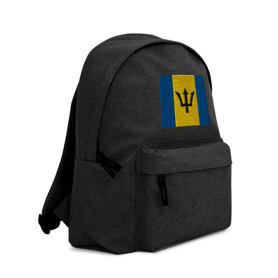 BARBADOS FLAG Embroidered Backpack