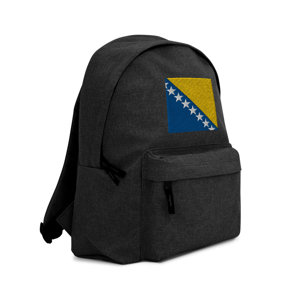 BOSNIA AND HERZEGOVINA FLAG Embroidered Backpack