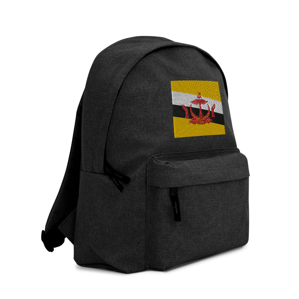 BRUNEI FLAG Embroidered Backpack