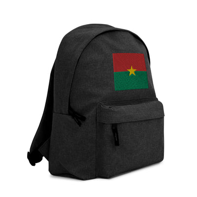 BURKINA FASO FLAG Embroidered Backpack