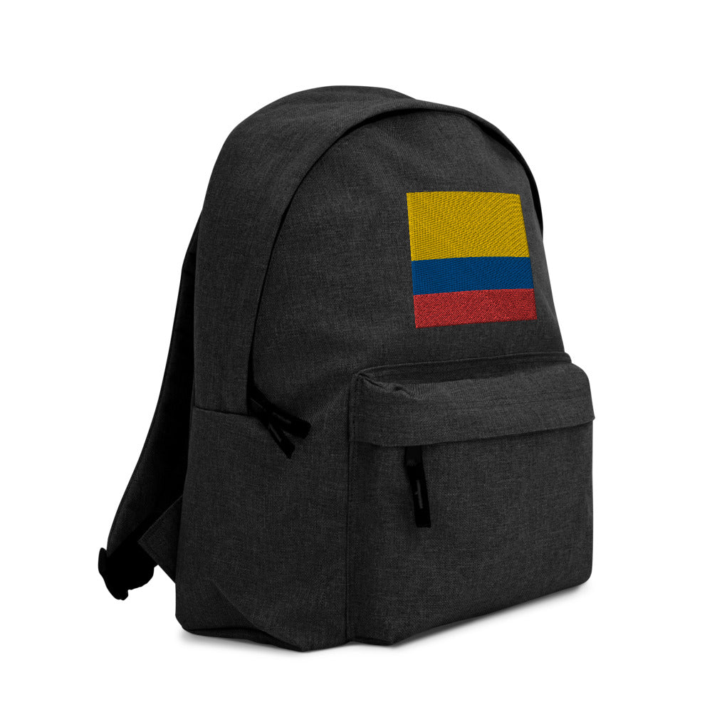 COLOMBIA FLAG Embroidered Backpack