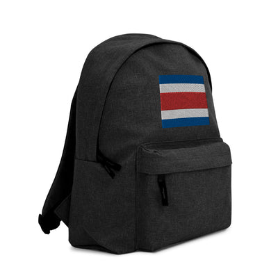 COSTA RICA FLAG Embroidered Backpack