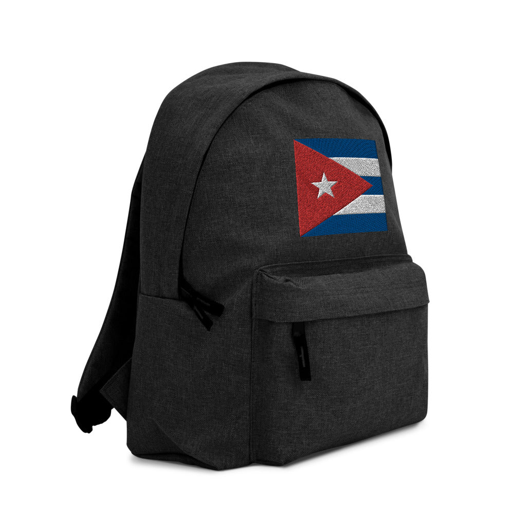 CUBA FLAG Embroidered Backpack