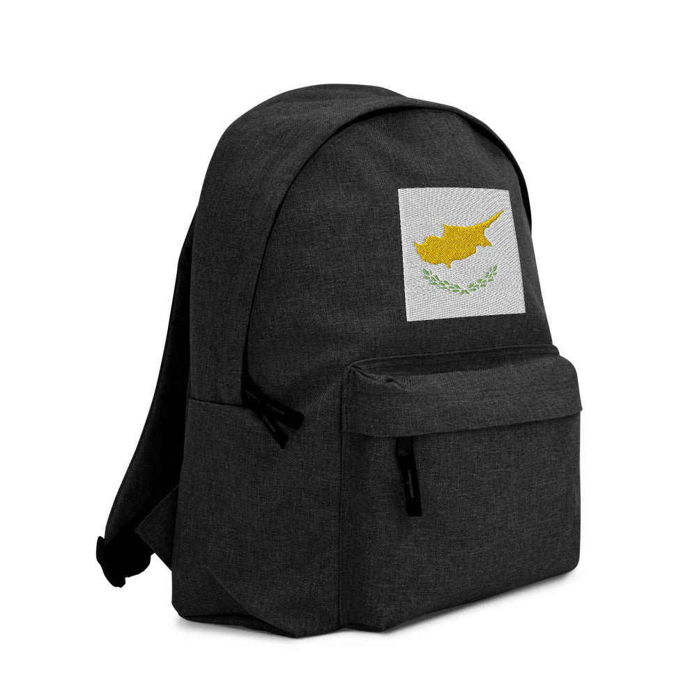 CYPRUS FLAG Embroidered Backpack