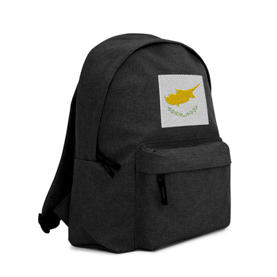 CYPRUS FLAG Embroidered Backpack