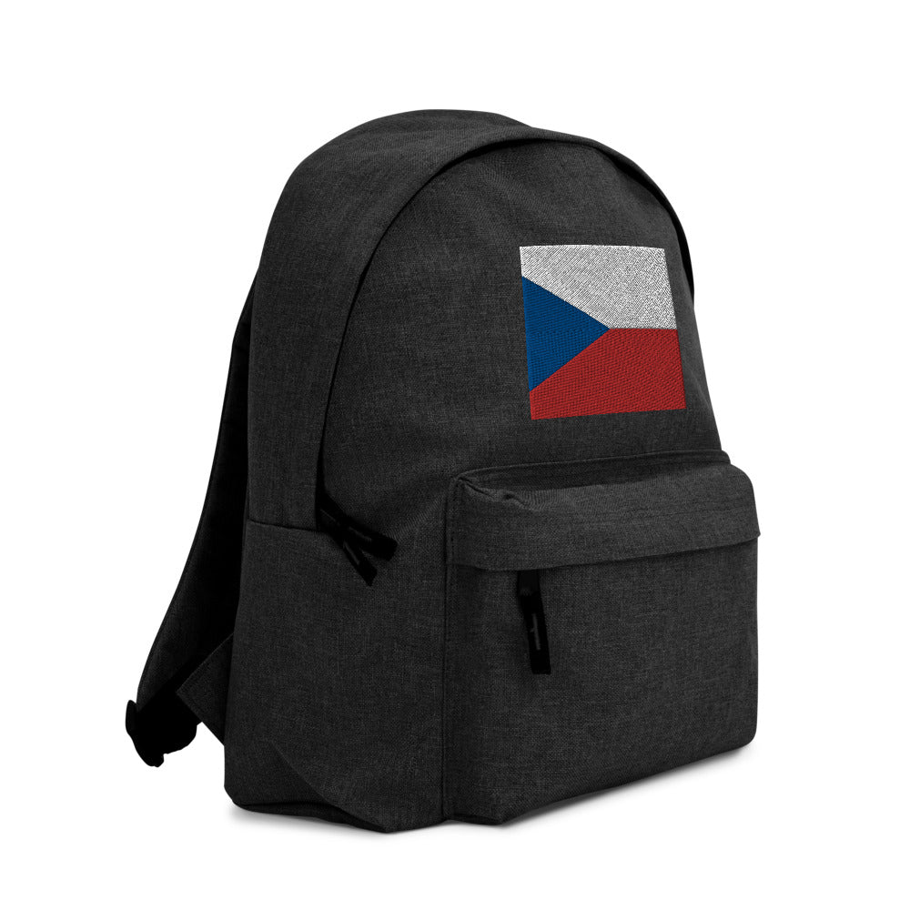 CZECH FLAG Embroidered Backpack