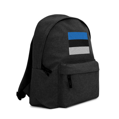 ESTONIA FLAG Embroidered Backpack