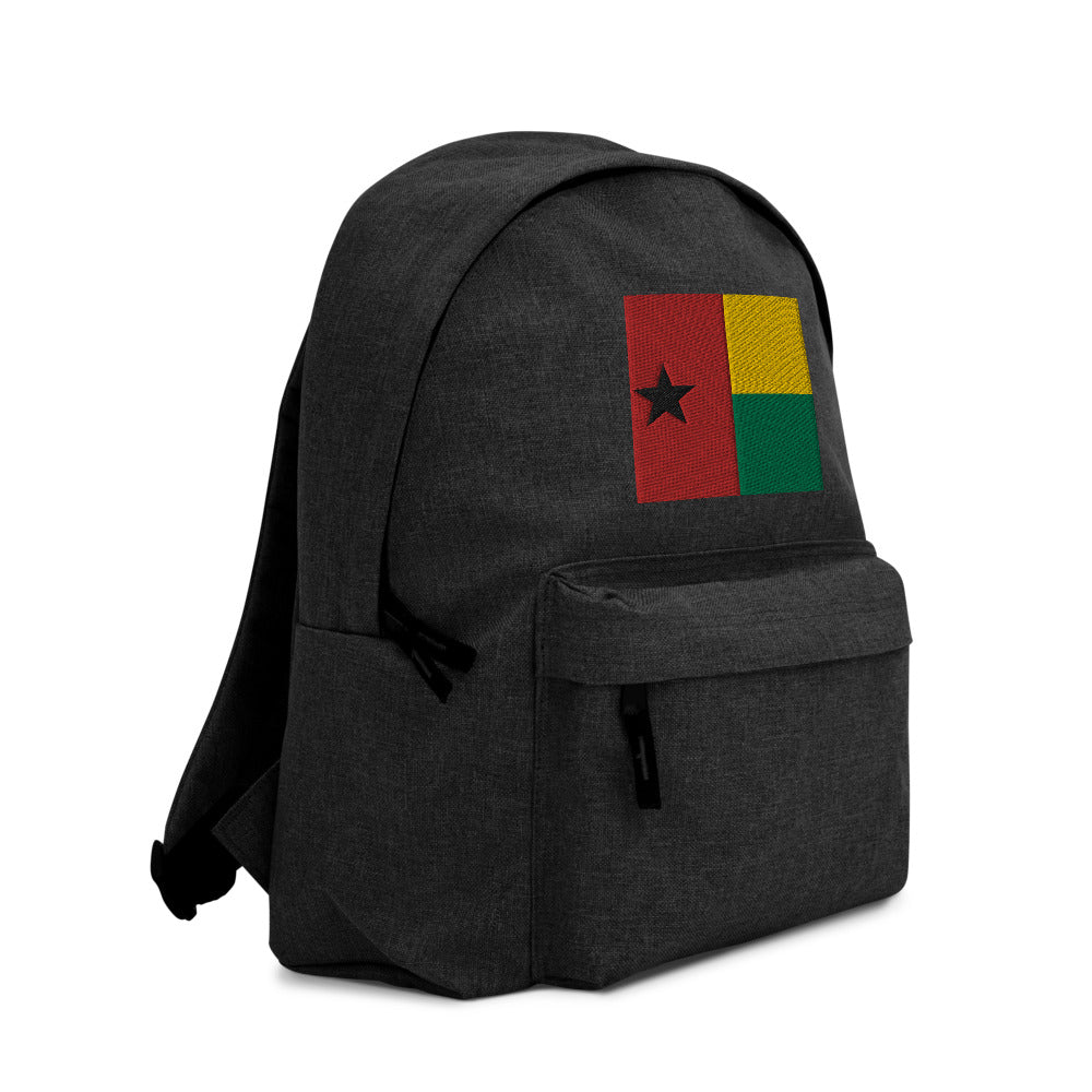 GUINEA BISSAU FLAG Embroidered Backpack