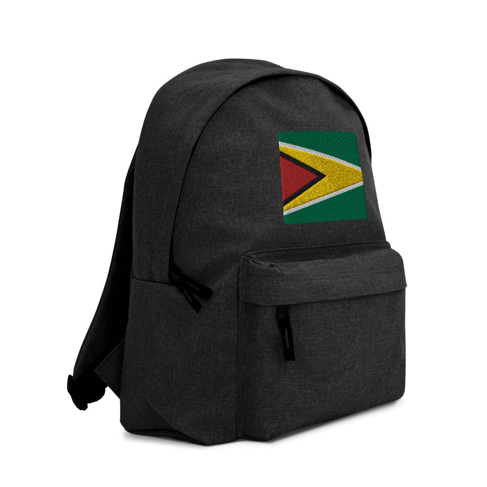 GUYANA FLAG Embroidered Backpack